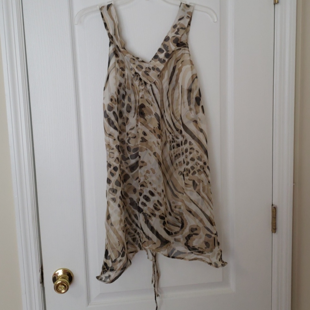 New York & Company Sheer Top - Picture 1 of 5